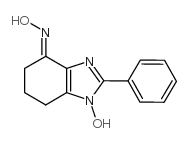 1-羟基-2-苯基-4,5,6,7-四氢-1H-苯并[d]咪唑-4-酮肟结构式