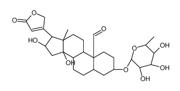 福寿草毒苷结构式