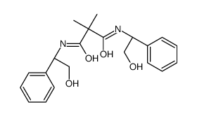 N,N'-bis[(1R)-2-hydroxy-1-phenylethyl]-2,2-dimethylpropanediamide Structure