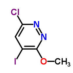 6-chloro-4-iodo-3-methoxypyridazine structure