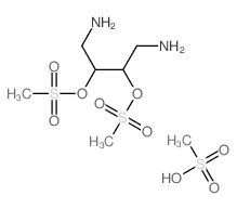 1,4-diaminobutane-2,3-diyl dimethanesulfonate methanesulfonate Structure