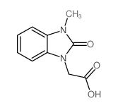 2-(3-METHYL-2-OXO-2,3-DIHYDRO-1H-BENZO[D]IMIDAZOL-1-YL)ACETIC ACID Structure