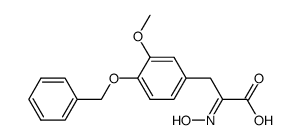 α-(4-Benzyloxy-3-methoxy-benzyl)-α-oximinoessigsaeure结构式
