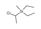 1-chloroethyl-methyldiethylsilane结构式