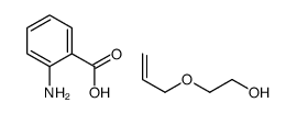 2-aminobenzoic acid,2-prop-2-enoxyethanol Structure