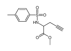 methyl 2-[(4-methylphenyl)sulfonylamino]pent-4-ynoate结构式
