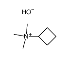 cyclobutyltrimethylammonium hydroxide Structure