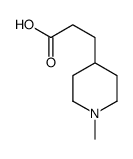 3-(1-methylpiperidin-4-yl)propanoic acid结构式