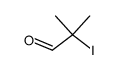 2-iodo-2-methyl-propionaldehyde Structure