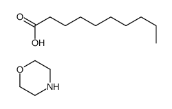 decanoic acid, compound with morpholine (1:1) Structure