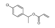 1-(4-chlorophenyl)ethyl acrylate Structure