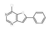 4-Chloro-6-phenylthieno[3,2-d]pyrimidine结构式