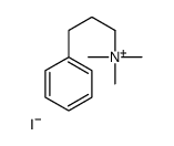 AMMONIUM, TRIMETHYL(3-PHENYLPROPYL)-, IODIDE Structure