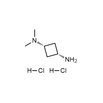 (1S,3s)-N1,N1-二甲基环丁烷-1,3-二胺二盐酸盐结构式