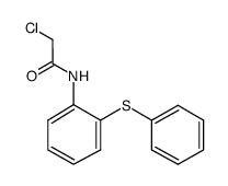 2-Chloro-N-(2-phenylsulfanyl-phenyl)-acetamide structure
