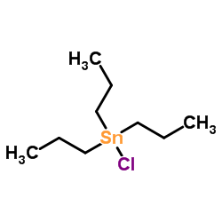 Chloro(tripropyl)stannane structure