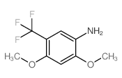 2,4-二甲氧基-5-三氟甲基苯胺结构式