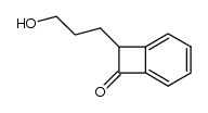 8-(3-hydroxypropyl)bicyclo[4.2.0]octa-1,3,5-trien-7-one结构式
