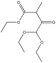 ethyl 4,4-diethoxy-2-methyl-3-oxobutanoate Structure