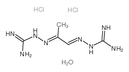 mitoguazone hydrochloride hydrate Structure