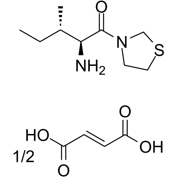 异亮氨酸噻唑烷半富马酸盐结构式