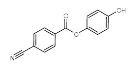 4-氰基苯甲酸-4-羟基苯酯结构式