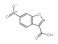 6-硝基-1,2-苯异噁唑-3-羧酸结构式