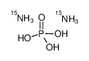磷酸二氢铵-15N结构式