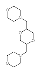 Morpholine,4,4'-(p-dioxane-2,5-diyldimethylene)di- (6CI,7CI,8CI) Structure