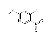 2,4-二甲氧基-5-硝基嘧啶结构式