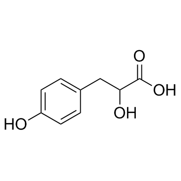 DL-4-羟基苯乳酸结构式