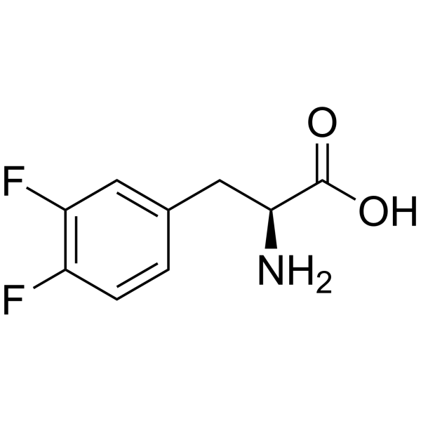 L-3,4-二氟苯丙氨酸结构式