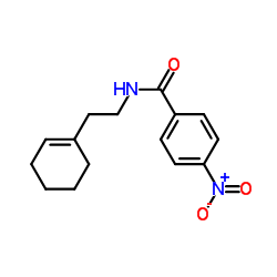 N-[2-(1-Cyclohexen-1-yl)ethyl]-4-nitrobenzamide结构式
