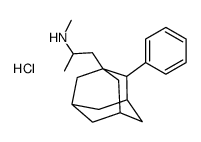 1-(2-甲基氨基丙基)-2-苯基金刚烷盐酸盐结构式