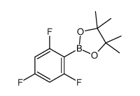4,4,5,5-tetramethyl-2-(2,4,6-trifluorophenyl)-1,3,2-dioxaborolane structure