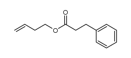 3-buten-1-yl 3-phenypropionate Structure