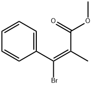 (E)-3-溴-2-甲基-3-苯基丙烯酸甲酯结构式