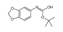 TERT-BUTYL BENZO[D][1,3]DIOXOL-5-YLCARBAMATE Structure