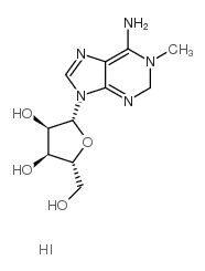 Adenosine, 1-methyl-,hydriodide (1:1) Structure
