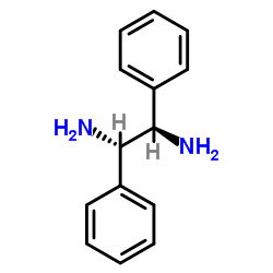 (1R,2R)-(+)-1,2-二苯基乙二胺结构式