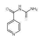 N-(氨基硫氧代甲基)-吡啶-4-羧酰胺结构式