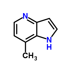 7-甲基-5-氮杂吲哚结构式