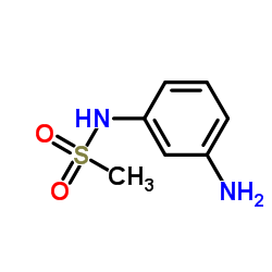 3-甲磺酰氨基苯胺结构式