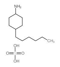 Cyclohexanamine, 4-hexyl-, sulfate (2:1)结构式