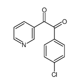 1-(4-chlorophenyl)-2-pyridin-3-ylethane-1,2-dione结构式