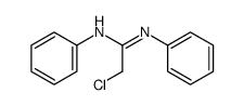 2-氯-N,N-二苯基盐酸乙脒结构式