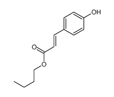 butyl 3-(4-hydroxyphenyl)prop-2-enoate Structure