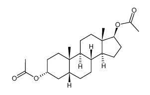 3α,17β-diacetoxy-5β-androstane结构式