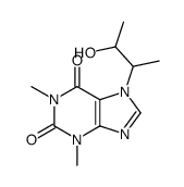 7-(3-hydroxybutan-2-yl)-1,3-dimethylpurine-2,6-dione结构式