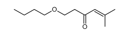 1-butoxy-5-methyl-hex-4-en-3-one Structure